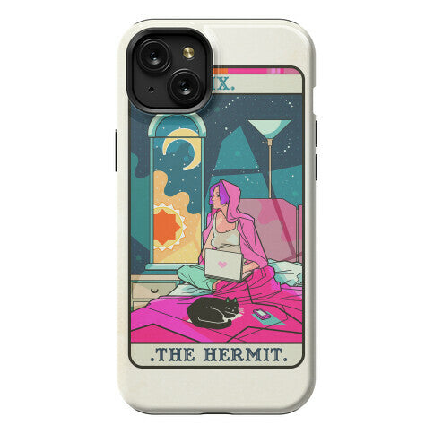 Hermit Tarot Card Phone Case